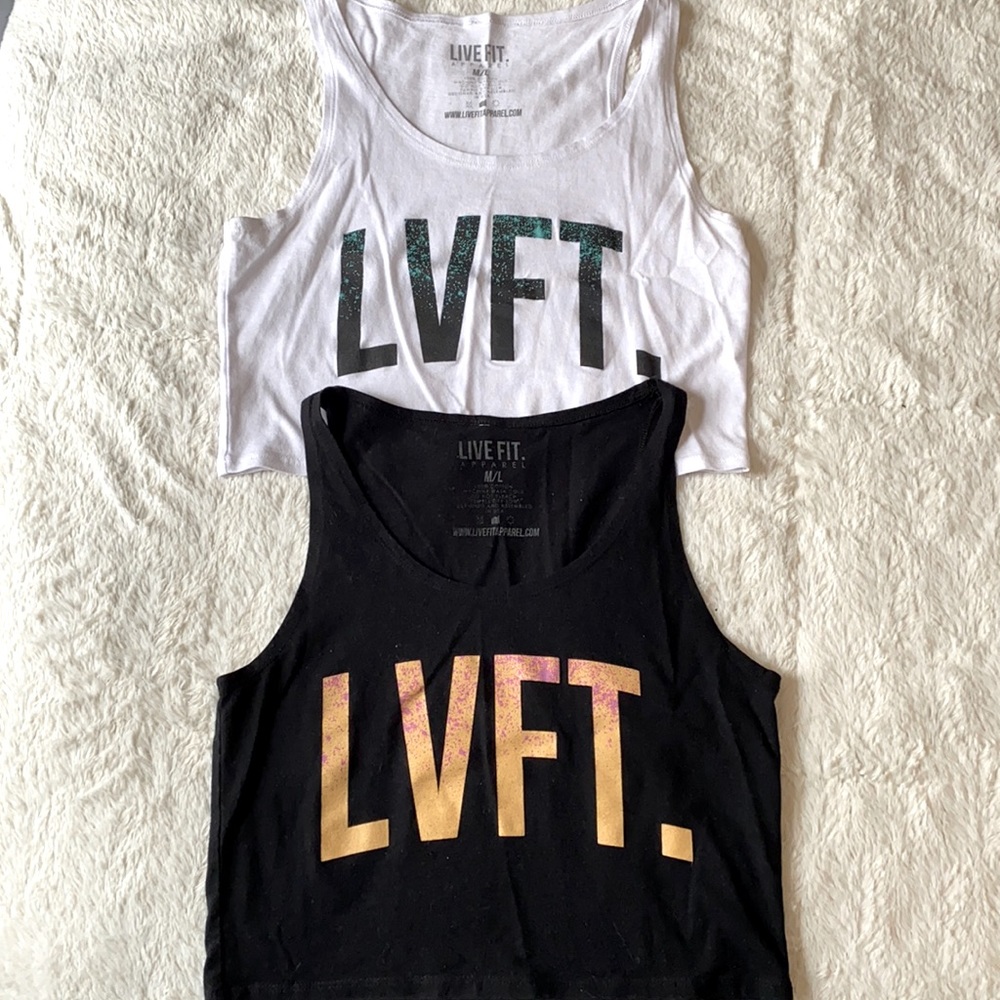 LVFT Apparel Cropped Tee Tank Top size M/L